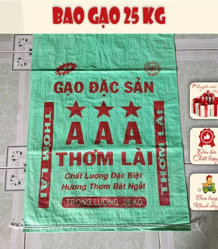 in bao PP đựng gạo 25kg