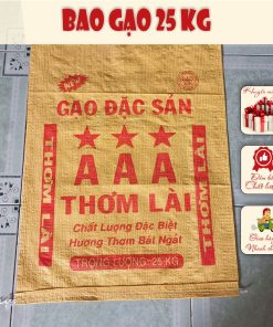 pp gạo 25kg cam
