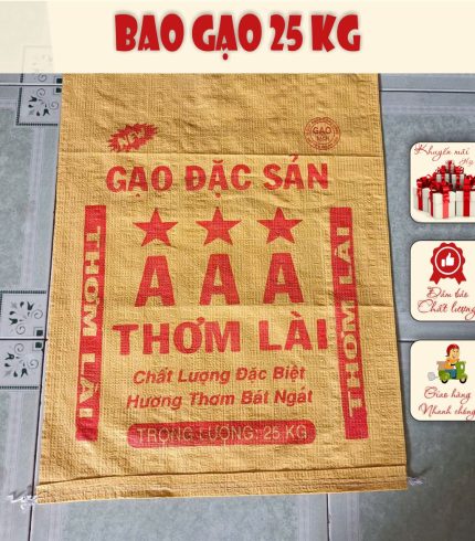 in bao PP đựng gạo 25kg