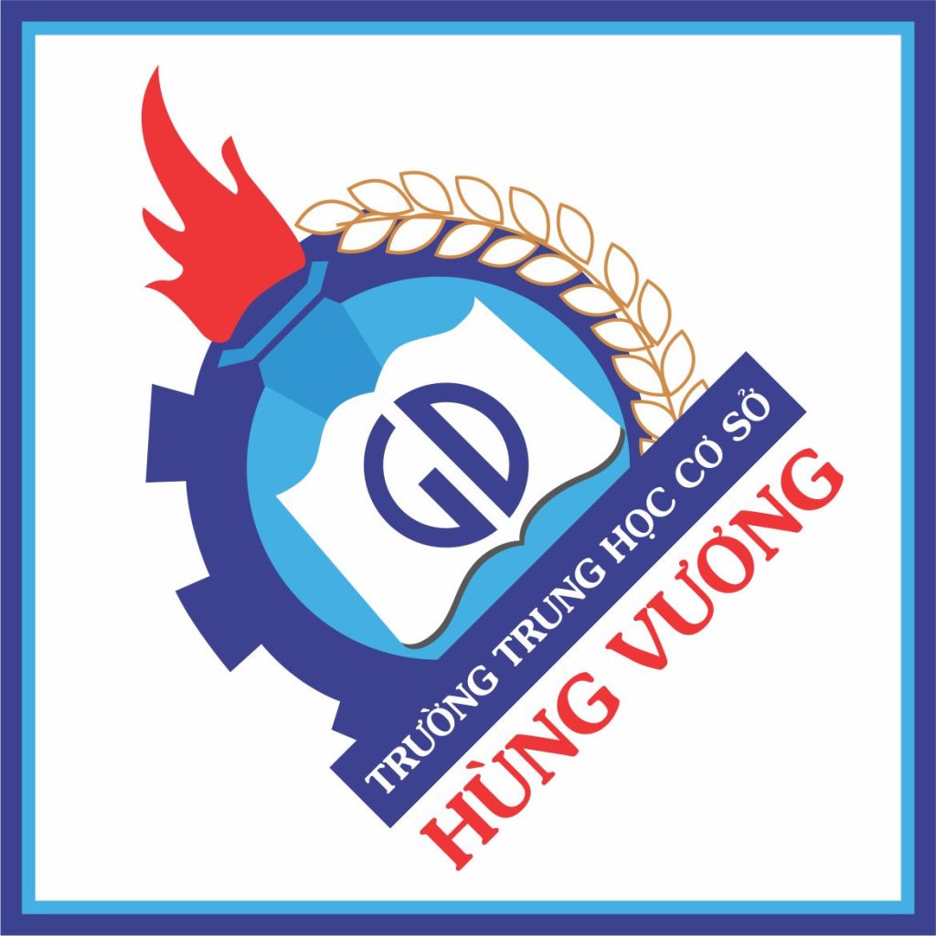 in pet logo THCS Hùng Vương BMT